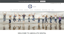 Desktop Screenshot of absolute-dental.co.uk