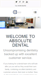 Mobile Screenshot of absolute-dental.co.uk